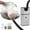 Silver, variant on SHIMELE Cold Smoker BBQ Kit for Food & Drinks, Portable Handheld Infuser with Wood Chips, Battery-Powered, Ideal for Home Kitchen, Bar, Outdoor BBQ and Cocktails