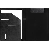 Leather Padfolio Portfolio, Interview and Legal Document Organizer with Business Card Holder and Letter-Sized Writing Pad