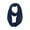 Navy Blue, variant on Solid Color Scarf with Zipper Pocket for Women - Super Soft, Lightweight, Fits Smartphones and More