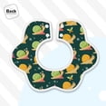 thumbnail image 4 of Hirioo Snails And Butterfies for Baby Cotton Petal Bib Drool Bibs for Baby Boy Unisex, 4 of 9
