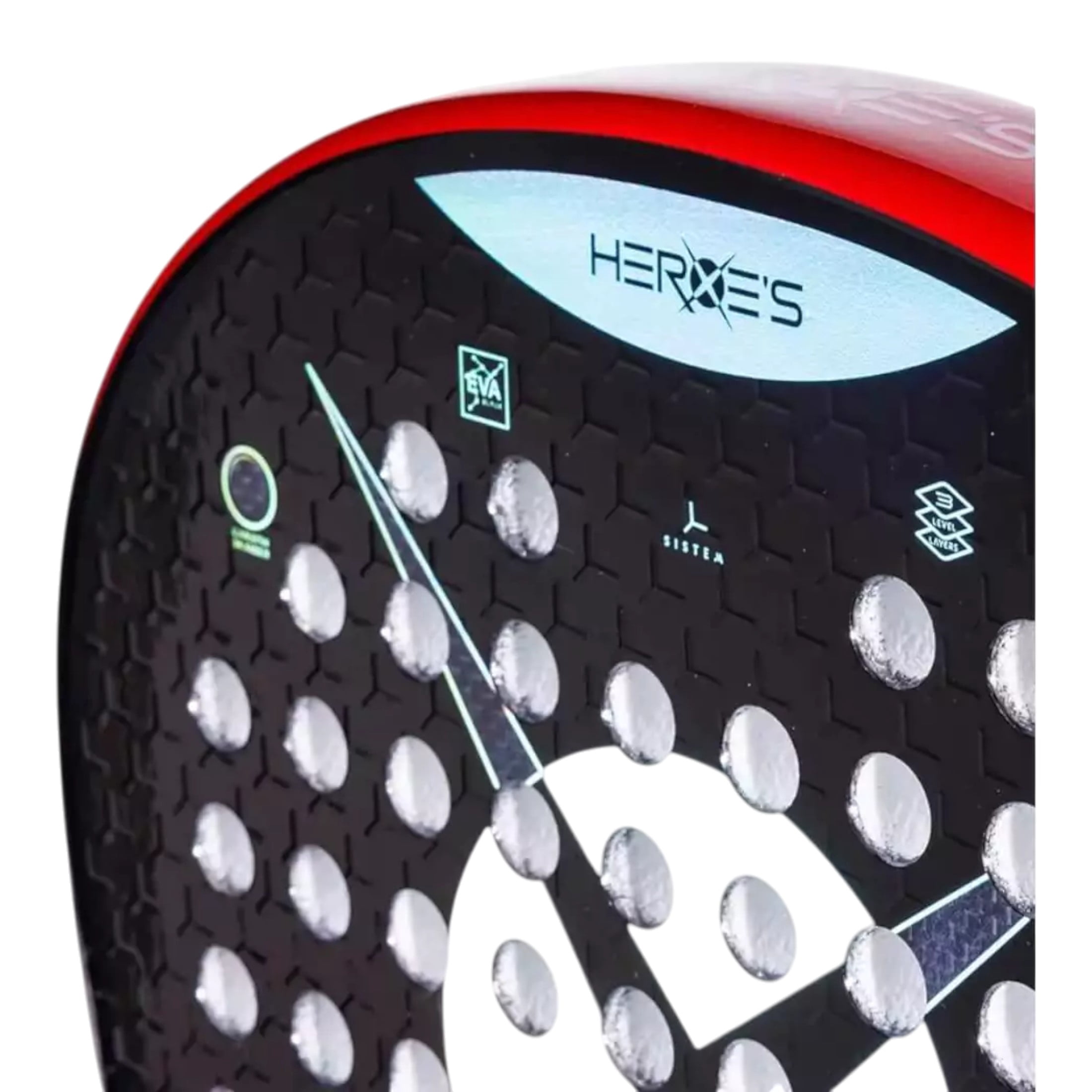 Heroe's Brand Italia PATRIOT HYPER 2025 Padel Racket – 3K Carbon & Y-Frame Stability
