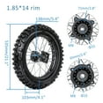 thumbnail image 5 of 12" 14" 16" 19" Wheel Brake Apollo SSR 110cc 125cc 150cc 200Dirt Pit Bike Taotao, 5 of 10