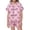 r-131Pink113, variant on MEZZALL Halloween Kids With Ruffle Short Sleeve Lapel Tie Front Shirts Blouse Tops With Shorts For Girls Soft Comfort Pajama Sets For Nighttime Lounging 2 Piece Sleepwear
