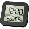 thumbnail image 1 of HUGFEGWE Digital Timer Shower Clock Waterproof with Alarm, Bathroom Kitchen Wall Clock, Black UA824-9344, 1 of 7
