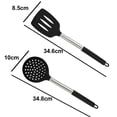 thumbnail image 2 of Juego de utensilios de cocina de silicona, juego de utensilios de cocina de 2 piezas, utensilios de cocina antiadherentes, mango de acero inoxidable, 2 of 5