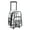 Black, variant on K-Cliffs High Quality Rolling Clear Backpack Heavy Duty See-Through School Bag Student Bookbag Unisex Transparent Travel Daypack with Wheels Black