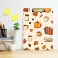 thumbnail image 2 of FORMRS Acrylic Clipboard with Low Profile Clip Standard A4 Letter Size, 12.5" x 9", Fall Beige Pumpkin, 2 of 8