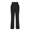 thumbnail image 6 of Soft Ribbed Fall Loungewear Outfit Women's Long Sleeve V-Neck Top & Relaxed Wide Leg Pants, 6 of 8