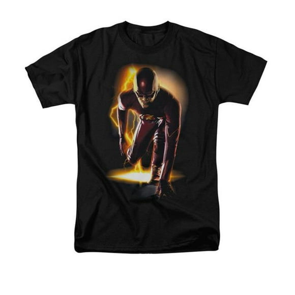 Flash 28528-XL The Flash Ready Black T-Shirt - Extra Large