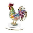 thumbnail image 4 of Fancyes 2D Colorful Chicken Decor Acrylic Desktop Plaque Creative Collectible Crafts Ornament Tabletop Sign for Bookshelf Centerpiece B, 4 of 7