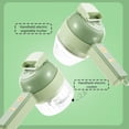 thumbnail image 2 of Yeacher Vegetable Chopper 4 in 1 Handheld Electric Food Chopper Set Wireless Vegetable Cutter Set with USB Powered for Garlic Chili Onion Celery Ginger Meat, 2 of 8