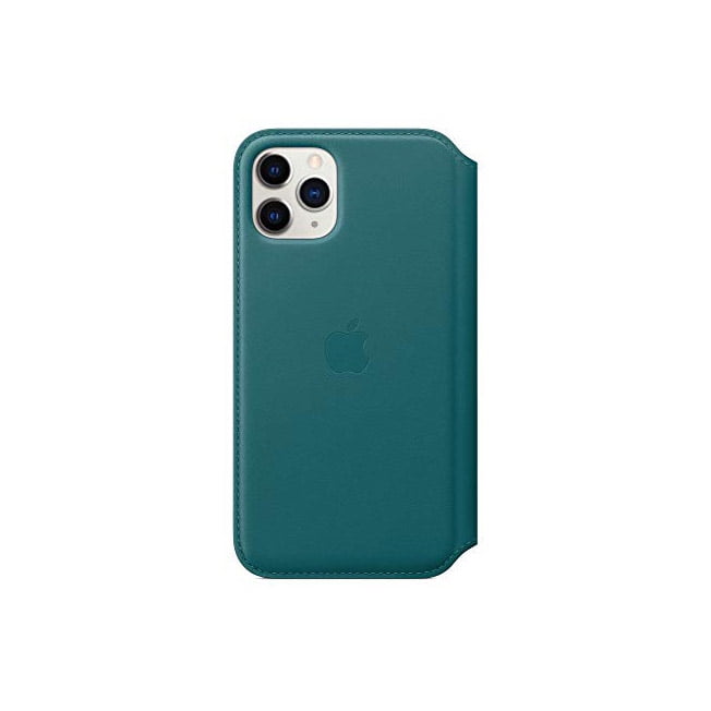 iPhoneケース Apple - iPhone 11 Pro Leather Folio Peacock Amazon.com: Apple iPhone 11 Pro Leather Folio Case - Peacock