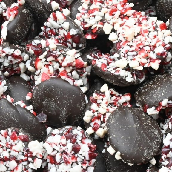 Candy Retailer Dark Chocolate Peppermint Crunch Drops 1 Lb