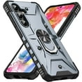 thumbnail image 6 of for Samsung Galaxy S25 Plus Case, with Magnetic Car Mount Function, Military Grade Shockproof Non-Slip Case Built-in 360° Rotate Ring Stand for Galaxy S25 Plus - Gray, 6 of 9