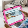 thumbnail image 6 of Elehold iPad Rugged Military Shockproof Case For iPad 11th Generation(A16) 2025 with Screen Protector, Detachable Shoulder Strap Pen Holder Rotating Kickstand Full Body Protection Case,D, 6 of 8