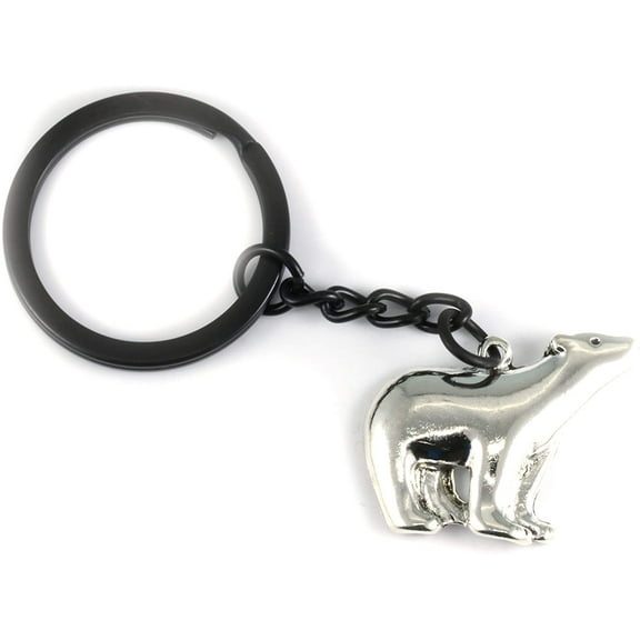 Polar Bear Keychain | Mama Bear Keychain Alloy Metal by Dave The Bunny