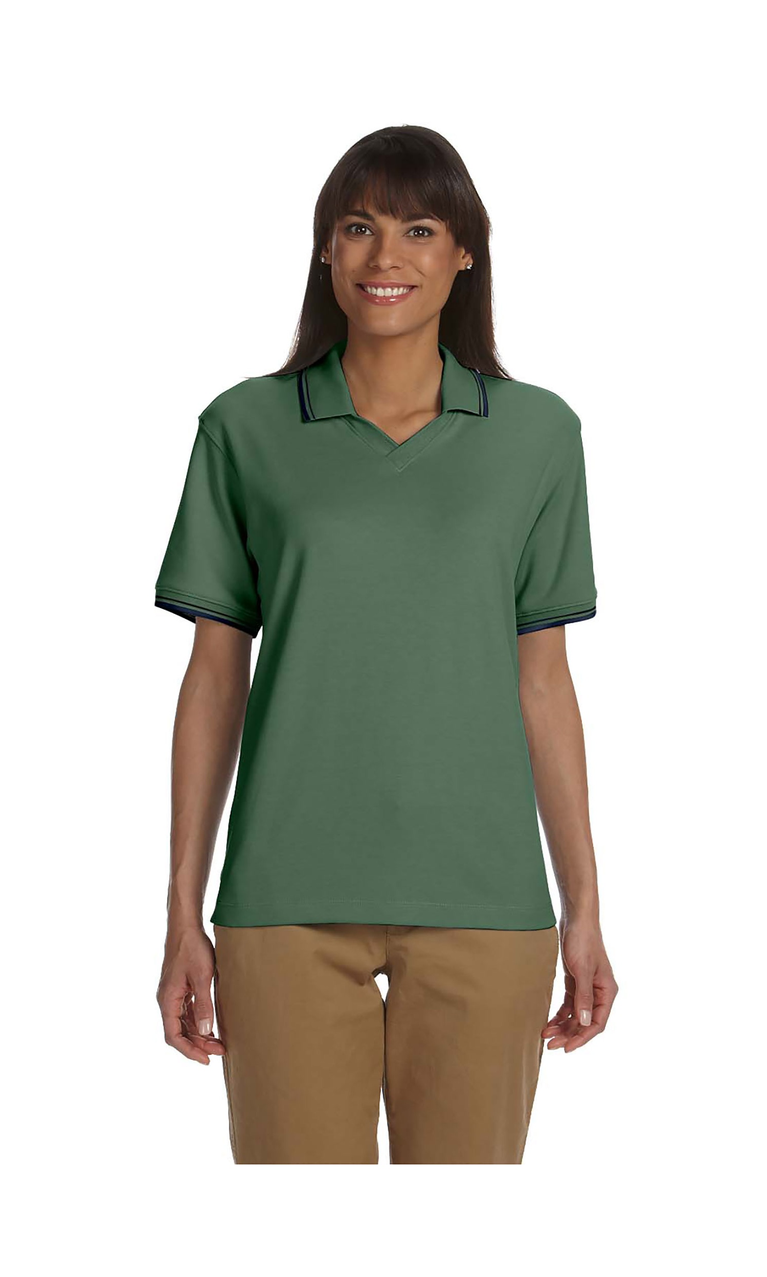 women's johnny collar shirt