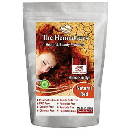 1 Pack of Natural Red Henna For Hair 100 Grams - The Henna
