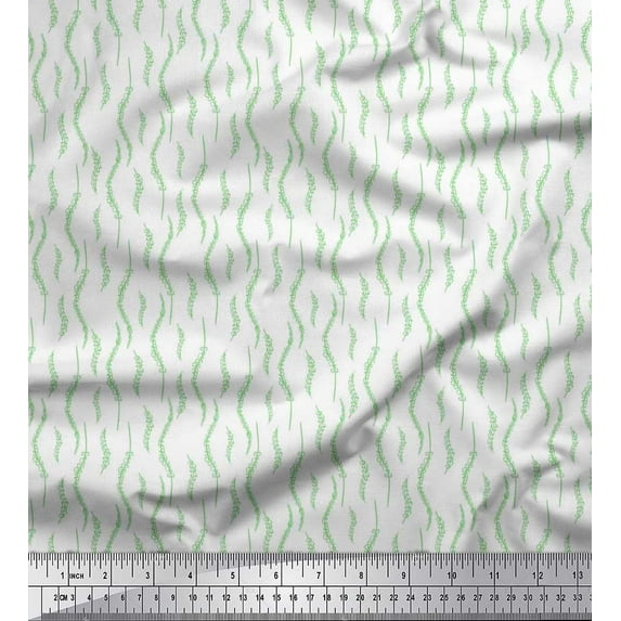 Soimoi Velvet Fabric Artistic Floral Night Wear Print Fabric by The Yard 58 Inch Wide