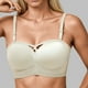 thumbnail image 2 of Brasier Tela de Mantequilla Tela de Mantequilla Strapless Underwear Women'S Small Gathered Non Marking Non Underwire Bandeau Wrap Bra 2025 Grande, 2 of 5