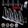 thumbnail image 5 of Card Stand-10/20pcs(Clear)- Trading Card Display Stand-Sports Card Stand -Holder, 5 of 12