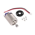 thumbnail image 4 of Motor de coche RC 370 con engranaje de 10 dientes, piezas de vehículo de control remoto con soporte, 27000 RPM Base negra, 4 of 7