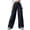 Black-pants for women, variant on Plus Size Track Pants for Women High Waisted Loose Fit Wide Leg Cargo Pants