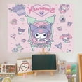 thumbnail image 4 of Sanrio Kawaii Kuromi Poster Cinnamoroll My Melody Anime Cute Dormitory HD Waterproof Moisture-proof Bedroom Decorative Wallpaper, 4 of 9