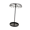 thumbnail image 2 of Soporte para collares con 23 ganchos estante de almacenamiento de joyas tocador giratorio mesa de metal Fernando, 2 of 7