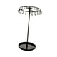 thumbnail image 2 of Soporte para collares con 23 ganchos Salvador organizador de joyas moderno giratorio Negro 21 cm x 36 cm, 2 of 7