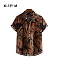 thumbnail image 2 of Camisas hawaianas con estampado floral para hombre, camisas playeras de manga corta con botones, camisas casuales de verano, 2 of 8