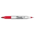 thumbnail image 3 of Marcadores Permanentes Sharpie de Punta Doble Fina y Ultra-Fina Rojo 12, 3 of 4