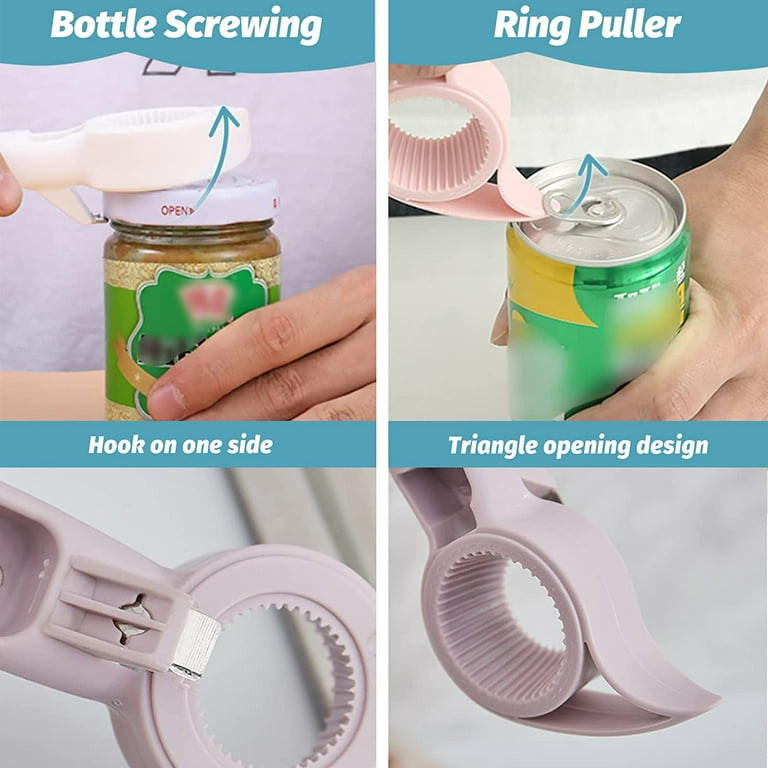 Multi Bottle Opener for Twist-off Type Caps, 4 in 1 Cute Fun Owl Water  Bottle Opener for Children, Beer Bottle Opener Soda Can Opener Manual Jar