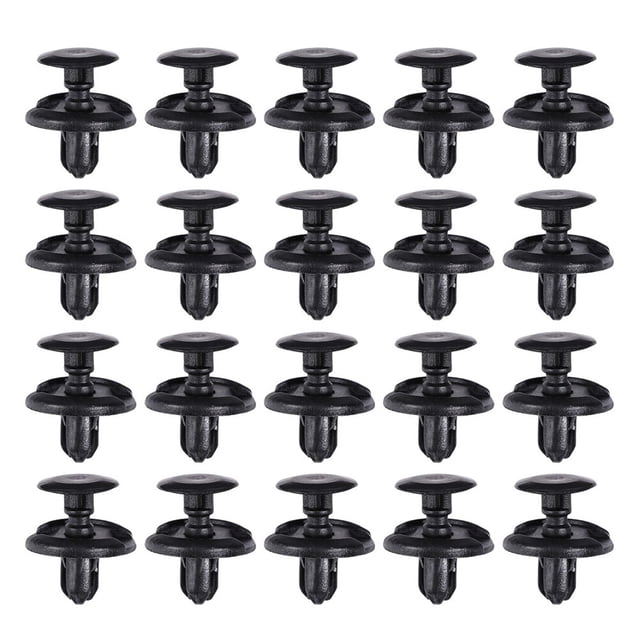 KAKOWELY 80Pcs Fastener Clips Push Type Super Strong Bumper Flare Fastener Rivet Clips Compatible for,0.79X"X0.79"X0.39"