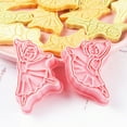 thumbnail image 4 of Ludlz 8Pcs Biscuit Mold Ballet Shapes Non Stick Heat-Resistant Fondant Paste Candy Biscuit Embossing Stencil Kitchen Supplies, 4 of 7