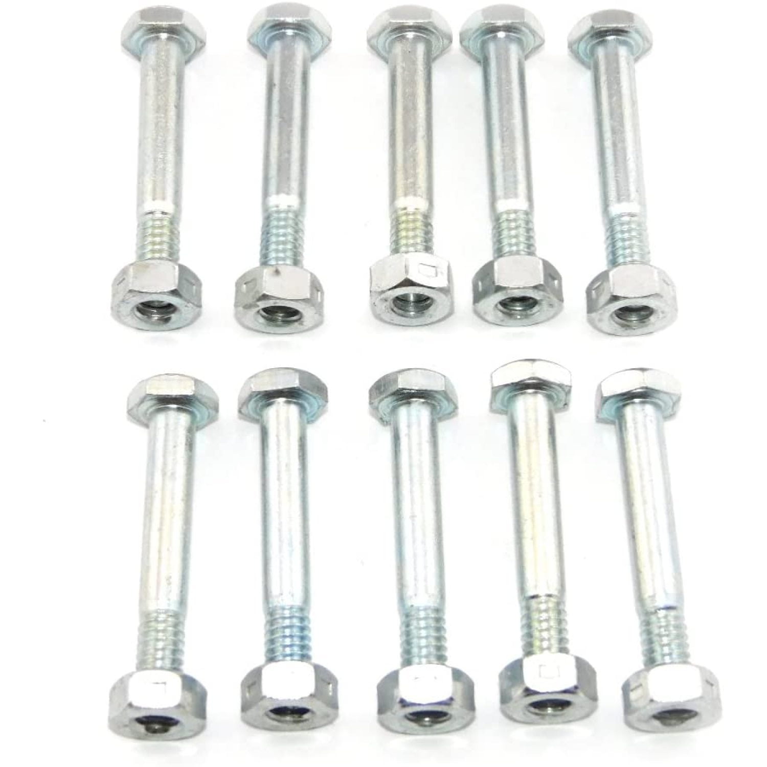 FULenQnu 917 Pack of 10 Shear Pins & Nuts for Ariens, Replaces Ariens