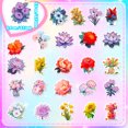 thumbnail image 4 of Zshan 50Sheets Scrapbook Sticker Flowers Sticker Decoration Sticker Planner Sticker Journal Sticker for Adult for Diary Album Card Making Art and Craft, 4 of 5