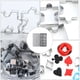 thumbnail image 3 of 1 Conjunto de 8pcs Moldes de galletas de acero inoxidable Moldes para pasteles adorables Herramientas para hornear, 3 of 7