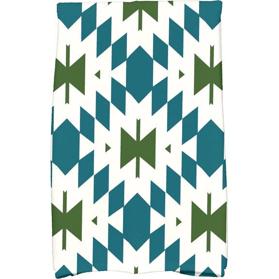 Simply Daisy 18" x 30" Patna Geometric Print Kitchen Towel