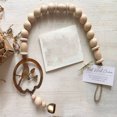 thumbnail image 1 of Ornament Log Color Decorative Useful Wood Bead Pendant Good-looking Helpful Hanging Decors, 1 of 5