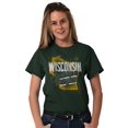 thumbnail image 3 of Wisconsin America Dairyland Map Shape Men's Graphic T Shirt Tees Brisco Brands 3X, 3 of 6