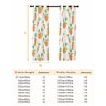thumbnail image 6 of Easter Carrot Blackout Curtains for Bedroom/Living Room, Spring Watercolor Modern Art Thermal Insulated Kitchen Drapes with Grommets, Light Blocking Window Treatment, 2 Panels 42" x 63", 6 of 7