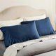 thumbnail image 5 of Royal Blue Silk Cooling Pillowcase Set of 2, Satin Pillowcases for Hair and Skin, Soft & Breathable Pillow Case with Envelope Closure, 20x26 inches, 5 of 5