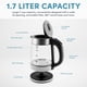 thumbnail image 3 of Hervidor de agua de vidrio digital AROMA Professional de 1,7 l / 7 tazas (AWK-170D), 3 of 6