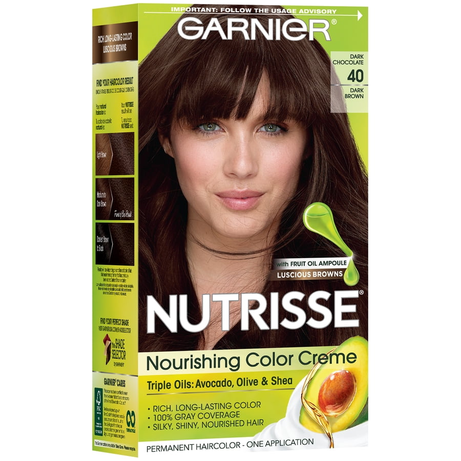 Garnier Nutrisse Permanent Hair Color 50 Medium Natural Brown