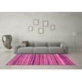thumbnail image 3 of Ahgly Company Indoor Rectangle Abstract Pink Modern Area Rugs, 2' x 3', 3 of 4
