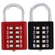 thumbnail image 4 of Locks de equipaje de 2 piezas Locks de metal de 10 dígitos Bloqueo para colgar para equipaje mochila para gimnasio, 4 of 4