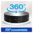 thumbnail image 2 of 10/3kg Smart Rotating Display Stand 360 Degree USB Mirror/Frosted Turntable Swivel Base Bracket For Photography Video Shooting ,Silent and Smooth Operation, 2 of 7