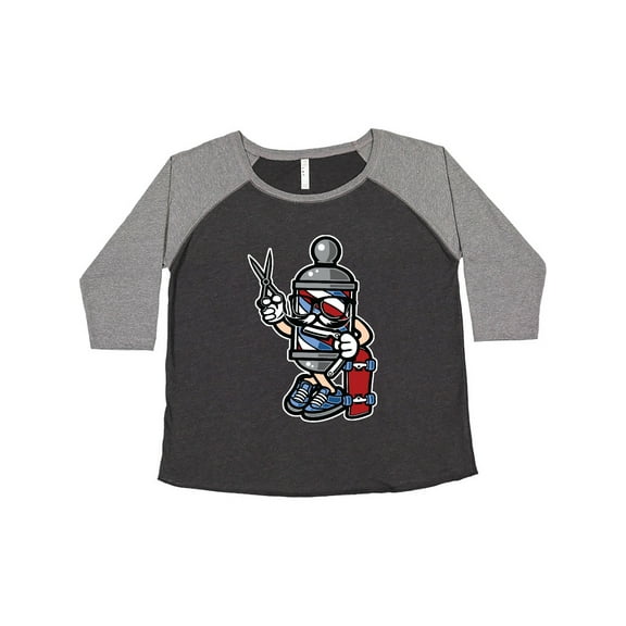 Inktastic Barber Skater Women's Plus Size T-Shirt