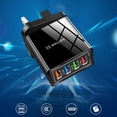thumbnail image 5 of 4 - USB 3A Flat Travel Charging Head for Mobile Phones - Available in Multiple Colors, UK Plug, 5 of 5